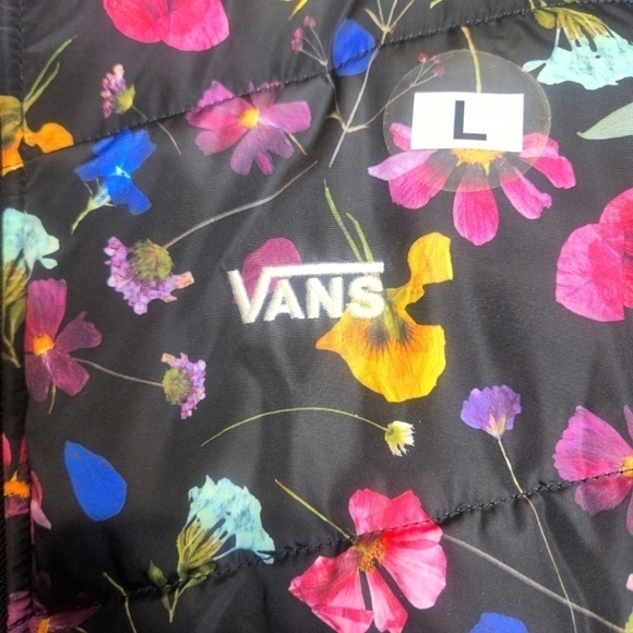New Vans WOMEN'S VANS FOUNDRY VPUFFER MTE-1 JACKET black floraldesign - Picture 8 of 13